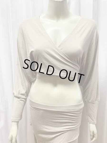 画像2: 【在庫処分SALE】ドルマンスリーブチョリ＆レギンスレッスンウェア (2)