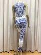 画像9: 【在庫処分SALE】オリエンタル柄レッスンウェア（タンクトップ＆レギンス） (9)