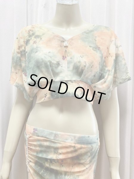 画像2: 【在庫処分SALE】チョリ＆スカートレッスンウェア（一体型インナーパンツ付き） (2)