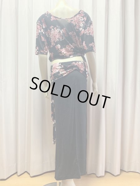 画像15: 【在庫処分SALE】フラワープリントレッスンウェア3点セット (15)