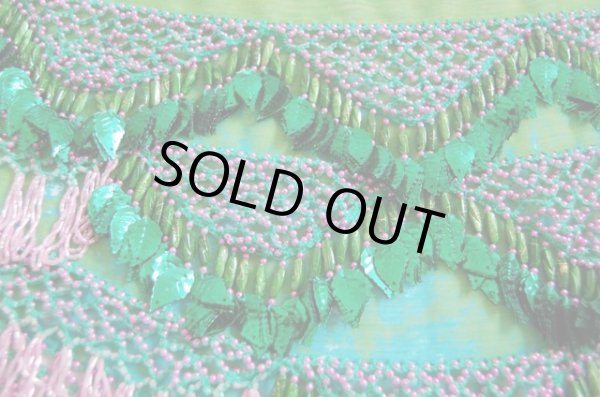 画像3: 30％OFF！！タイダイ柄シフォンビーズヒップスカーフ (3)