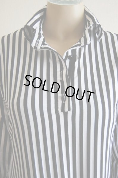 画像3: Fifi Abdoスタイル　ストライプバラディガラベーヤ（シャツタイプ） (3)