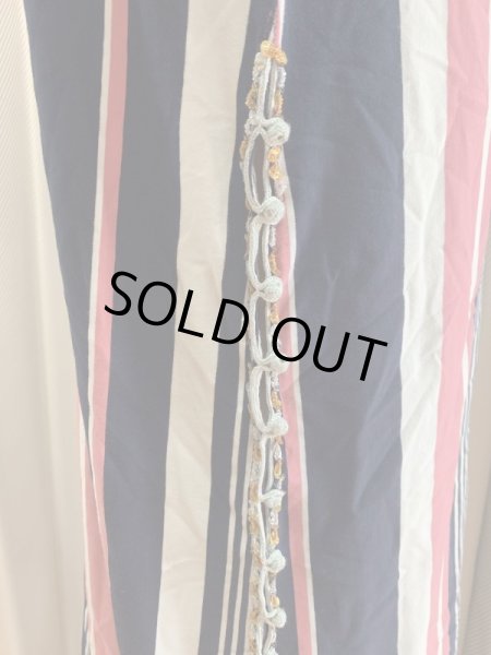 画像4: Fifi Abdoスタイル　ストレッチバラディガラベーヤ(襟シャツタイプ）135ｃｍ丈 (4)