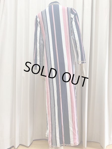 画像5: Fifi Abdoスタイル　ストレッチバラディガラベーヤ(襟シャツタイプ）135ｃｍ丈 (5)