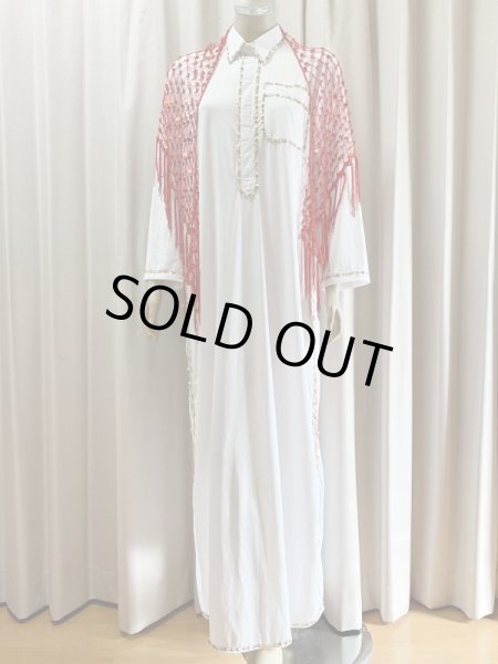 画像3: Hanine特注　白バラディガラベーヤ (3)