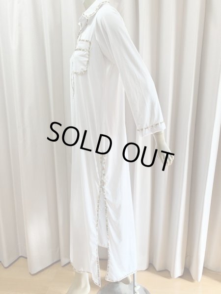 画像4: Hanine特注　白バラディガラベーヤ (4)