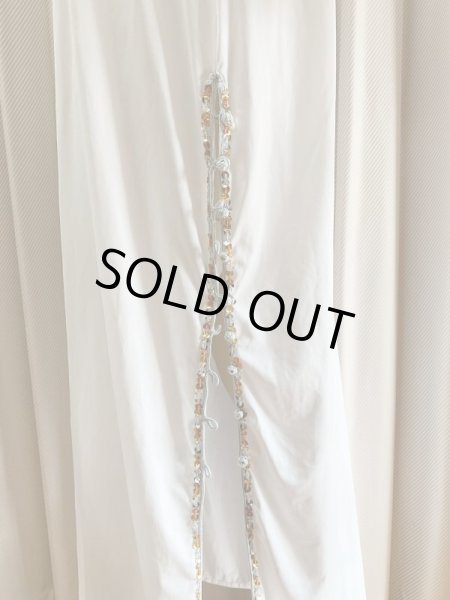 画像6: Hanine特注　白バラディガラベーヤ (6)