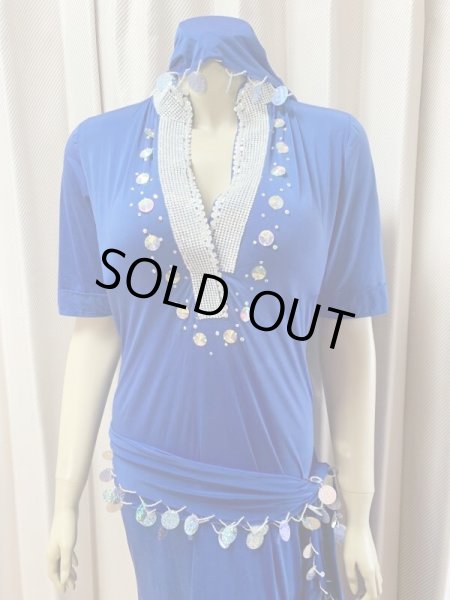 画像2: ブルーバラディコスチューム（カップ付き） (2)