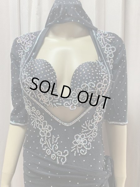 画像2: 10％OFF　ラインストーンバラディドレス（4点セット） (2)