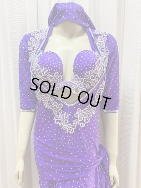 画像2: 10％OFF　ラインストーンバラディドレス（4点セット） (2)