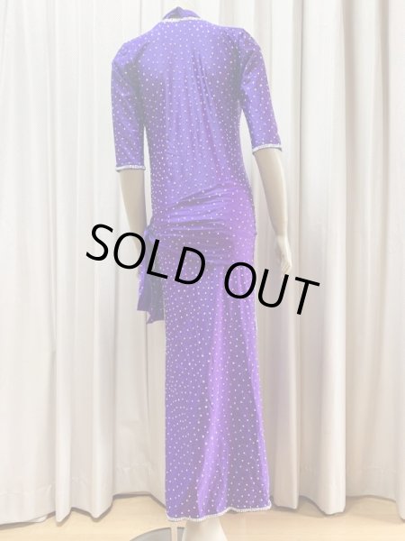 画像4: 10％OFF　ラインストーンバラディドレス（4点セット） (4)