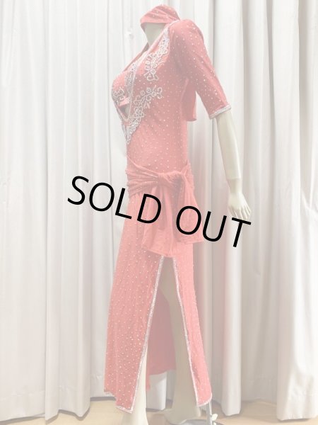 画像3: 10％OFF　ラインストーンバラディドレス（4点セット） (3)