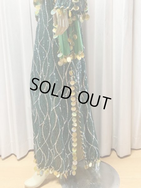 画像4: バラディ、サイーディ兼用スパンコールドレス(5点セット） (4)