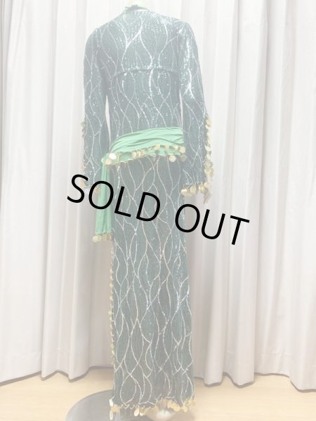 画像5: バラディ、サイーディ兼用スパンコールドレス(5点セット） (5)