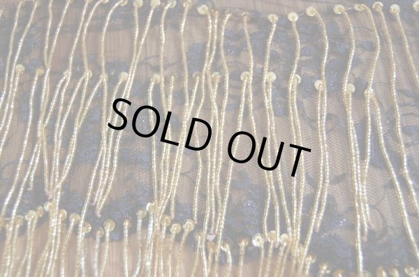 画像3: ビーズフリンジヒップスカーフ (3)