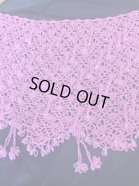 画像5: かぎ編みビーズヒップスカーフ (5)