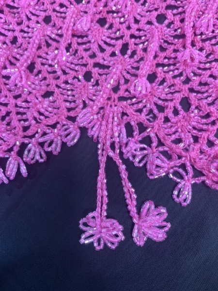 画像6: かぎ編みビーズヒップスカーフ (6)