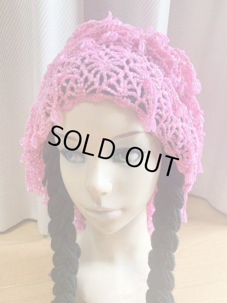 画像4: かぎ編みビーズヒップスカーフ (4)