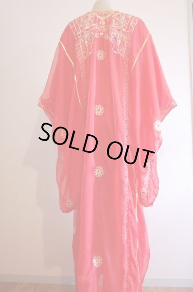 画像3: 刺繍入りハリージドレス(マルチカラービーズ） (3)