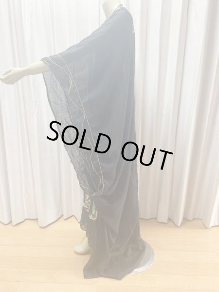 画像3: ピーコック柄ハリージドレス (3)