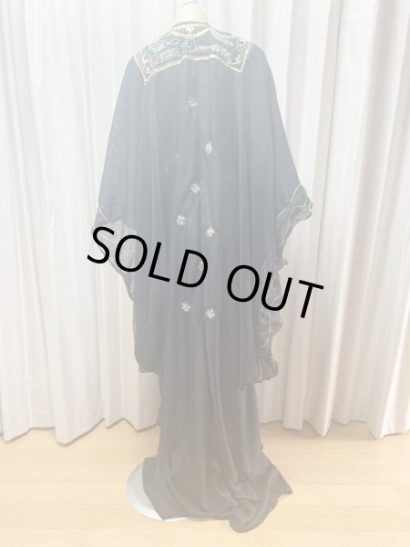 画像4: ピーコック柄ハリージドレス (4)