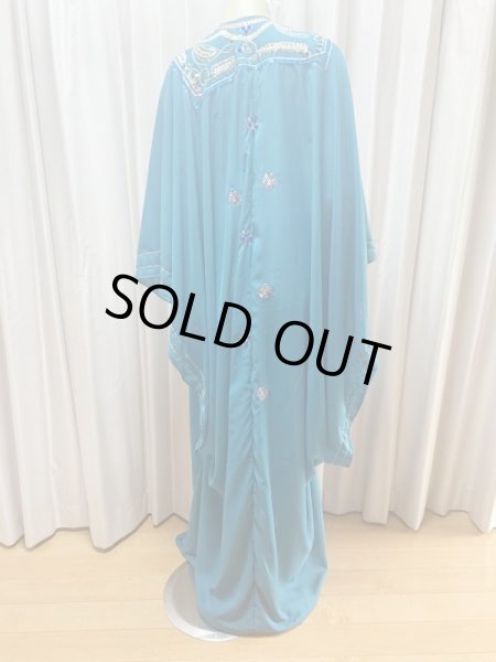 画像4: ピーコック柄ハリージドレス (4)