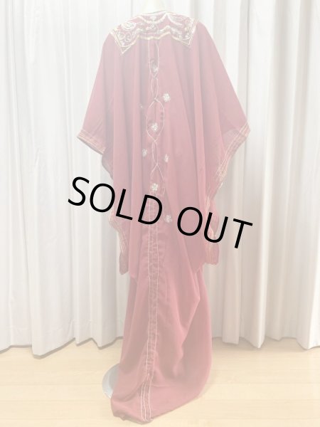 画像4: ピーコック柄ハリージドレス (4)